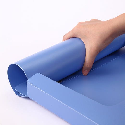 齐心 A1248 超省钱PP档案盒 A4 35MM 蓝 商品图4