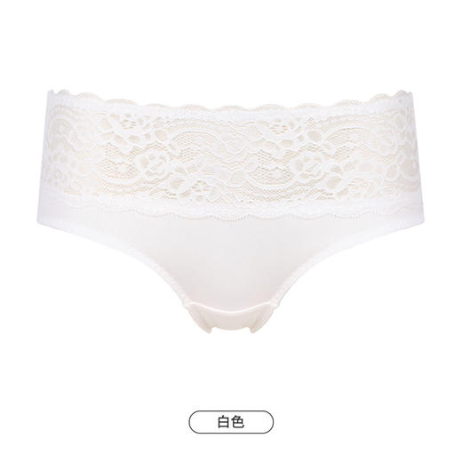 都市丽人时尚系列蕾丝网布内裤女蕾丝女士内裤低腰三角内裤LK43E3 商品图9