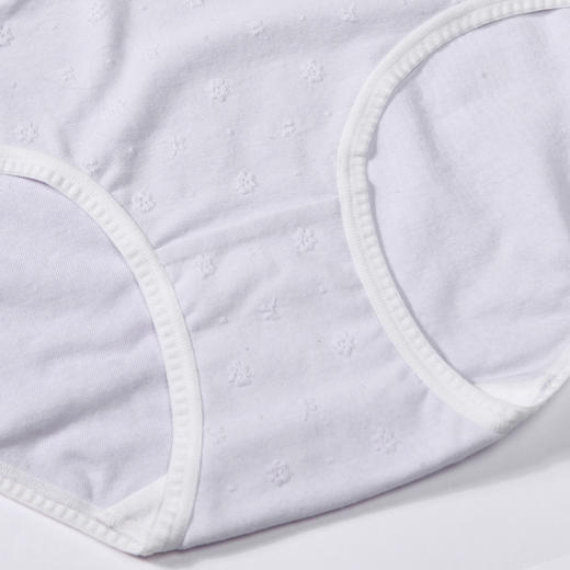 都市丽人基础系列舒肤棉内裤女提花纯棉女士内裤低腰平角内裤LK45A6 商品图6