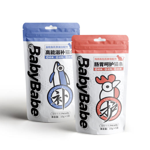 babybabe猫条15g15支猫咪宠物零食金枪鱼成幼猫营养增肥无诱食剂 商品图4