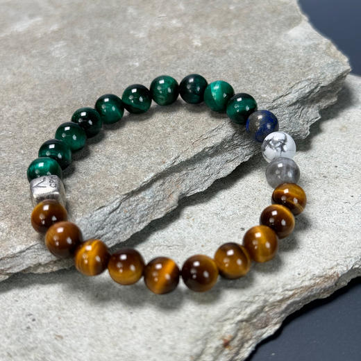 订购8周到｜Alexander Lynggaard-Rio De Janeiro-里约热内卢 虎眼石 青金石 手链（8mm）［丹麦设计师］ 商品图6