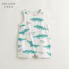 [凉感透气]马克珍妮男宝宝趣味鳄鱼连体衣婴儿爬服夏装新款240521 商品缩略图0