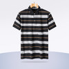 【新款DPS】大依优型大码男装条纹短袖Polo衫翻领加肥加大透气吸汗夏季上衣半袖t恤夏装 商品缩略图1