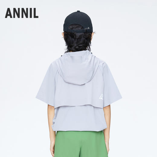 男女童轻薄运动衣带帽上衣夏季新款安奈儿童装实体店同款AM425614 商品图2