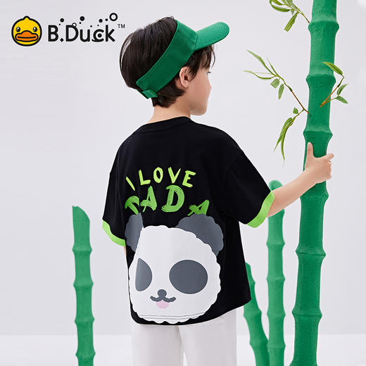 B.Duck小黄鸭童装夏季短袖T恤105-150 BF2501029 商品图4