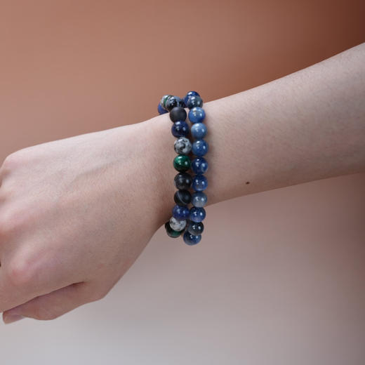 北京仓｜Alexander Lynggaard-Oslo-奥斯陆 玛瑙 方钠石 手链（8mm）［丹麦设计师］ 商品图3