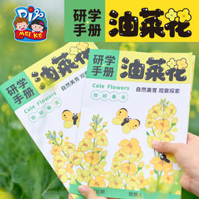 户外春天油菜花研学手册手工diy儿童制作材料包幼儿园自然美育