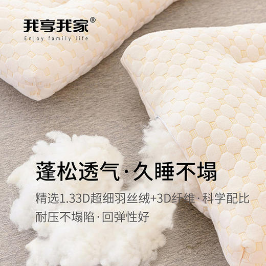 【29.9元起秒！超好Rua的科学枕】水立方超柔家庭枕 科学护颈 深睡一整夜 午睡低枕芯 商品图3