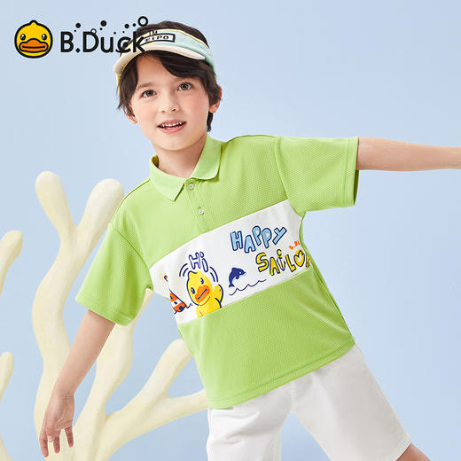 B.Duck小黄鸭童装夏季POLO衫105-150 BF2503020 商品图4