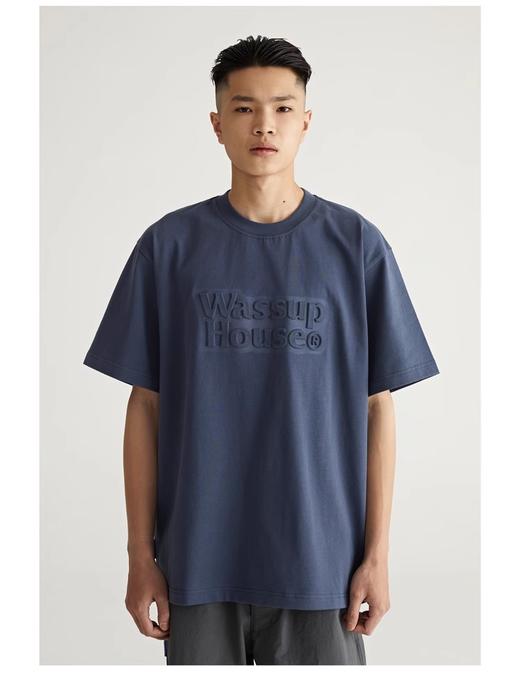 WassupHouse-压印短袖T恤 商品图0