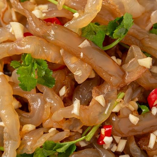 凉拌海蜇头 250g(带料包) 鲜脆快手菜  精品下酒菜 野生海蜇 凉菜海产 商品图8