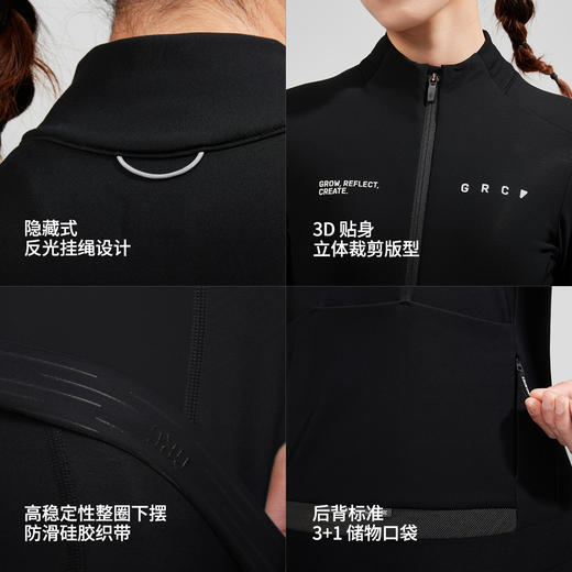 GRC桀骜无尽科技系列LAB LOGO秋冬抓绒骑行服夹克女 商品图3