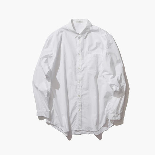 ATON SUVIN BROAD WASHED SHIRT 男装超长海岛棉水洗长袖衬衫 商品图4