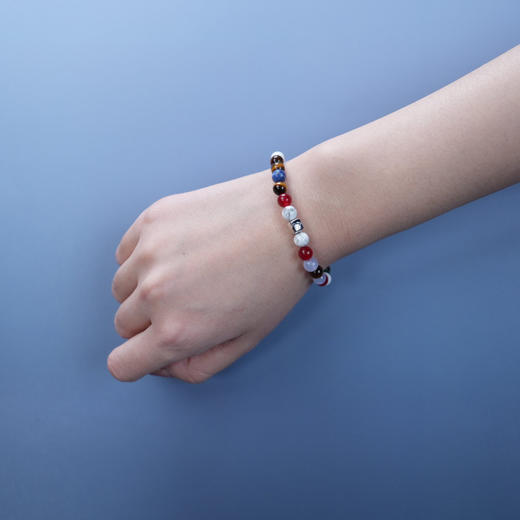 北京仓｜Alexander Lynggaard-Copenhagen-哥本哈根 白松石 红玉 玛瑙 手链（6mm）［丹麦设计师］ 商品图1