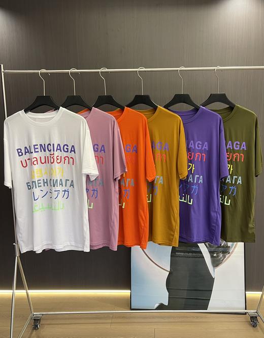 BALGABIEGA夏季T恤宽松纯棉多色tee 商品图13