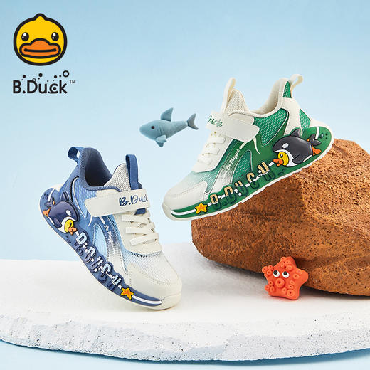 B.Duck小黄鸭童鞋夏季运动鞋24-30 B1583940 商品图0