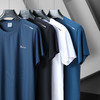 【Q】【冰丝速干】【新款DWN】大依优型大码圆领短袖T恤夏季加肥加大肥佬休闲宽松透气上衣男士半袖夏装 商品缩略图1