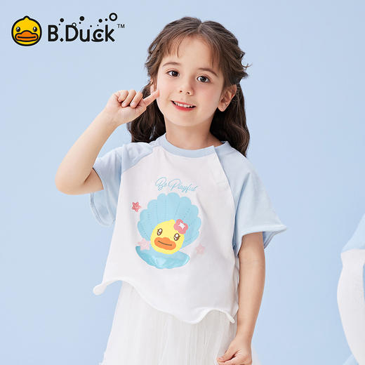 B.Duck小黄鸭童装夏季短袖T恤90-130 FF2501010 商品图2