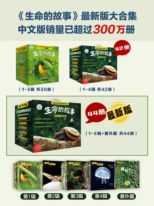 【图书】《生命的故事》| 用摄影艺术独有的强大表现力，展现42种卵生动物从卵到诞生，再到成年的生命历程，入选《人民日报》100本好书推荐书单 5岁+ 商品图1