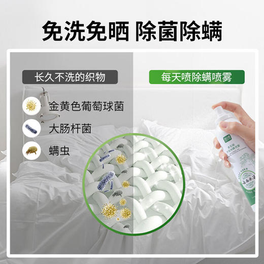 绿之源青花椒除螨喷雾2瓶装去螨虫床上免洗免晒家用母婴抑螨天然植物 商品图4