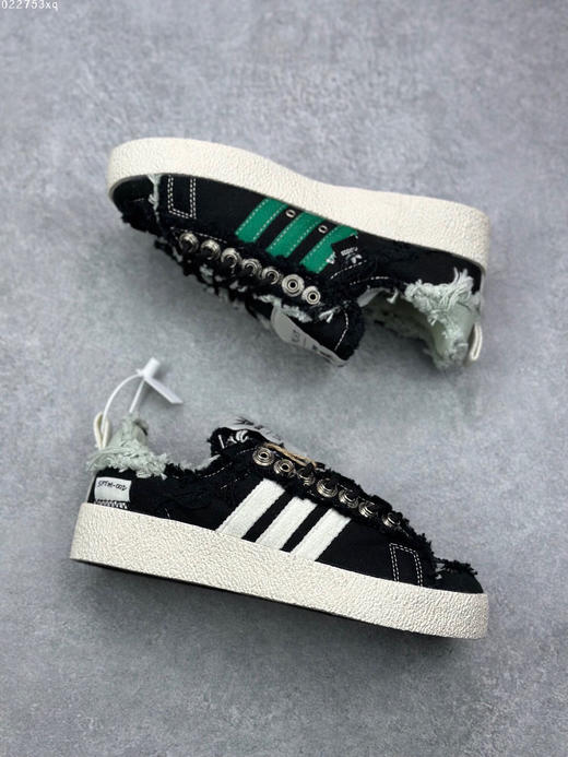 夏日特惠💰350 正确版 song for the mute x adidas originals campus 80s 帆布复古板鞋 商品图4