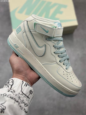 夏日特惠💰460 洛杉矶潮牌店限量发售 公司级 # Undefeated x Nike Air Force 1 Low "米蓝" 空军一号中帮休闲板鞋