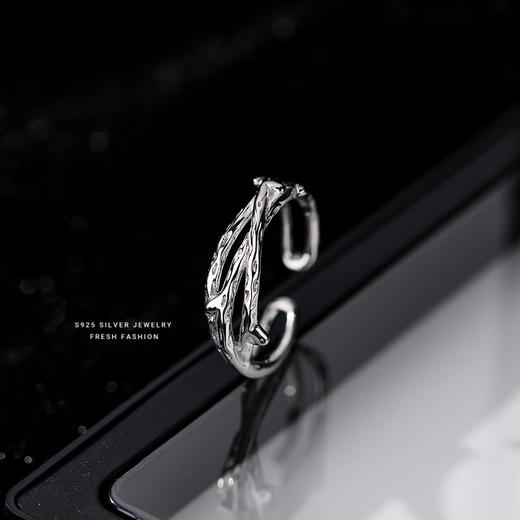 【荆棘玫瑰】S925银情侣戒指【YXS-K1066】 商品图3