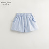 马克珍妮女童花边口袋A字阔腿短裤儿童裤子2024年夏装新款240717 商品缩略图1
