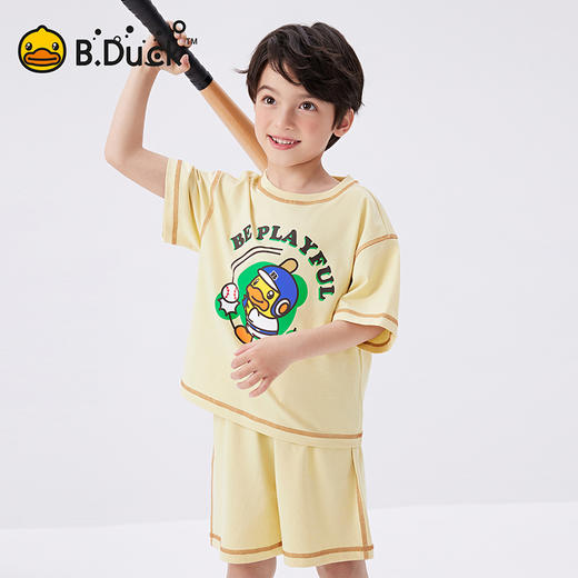 B.Duck小黄鸭童装夏季休闲运动套装105-150 BF2581053 商品图4