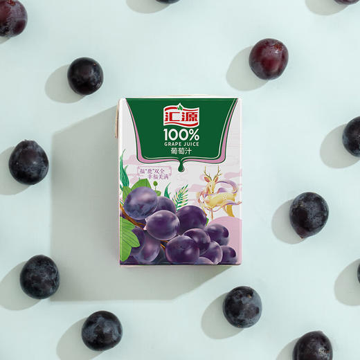 汇源果汁 100%葡萄汁  200ml*24盒 商品图1