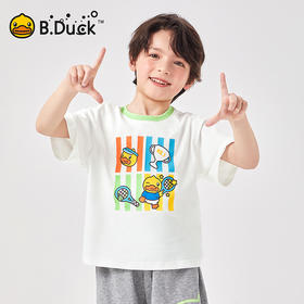 B.Duck小黄鸭童装夏季短袖T恤105-150 BF2501053