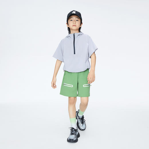 男女童轻薄运动衣带帽上衣夏季新款安奈儿童装实体店同款AM425614 商品图3