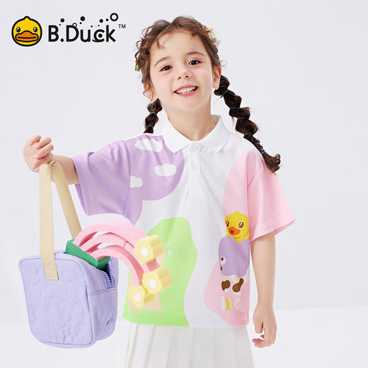 B.Duck小黄鸭童装夏季POLO衫90-130 BF2503070 商品图3