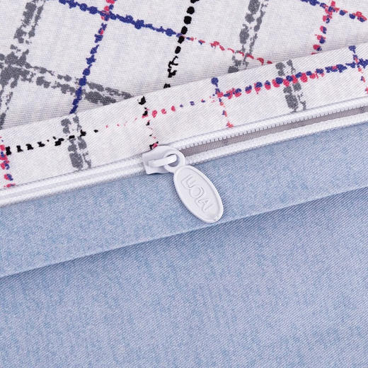 罗莱（LUOLAI）四件套纯棉床单被罩枕套全棉床上WD单双人简约诺曼风沐幽兰 MISS可可 200*230cm 商品图6