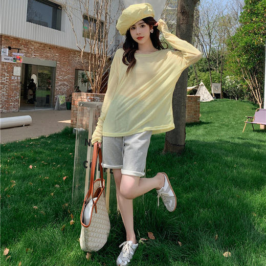 FEIMI 夏日冰感奶油遮阳空调衫B2466_ym 商品图2