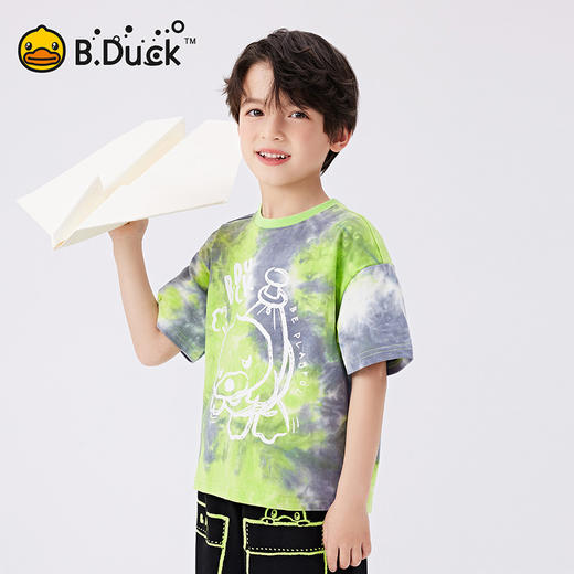 B.Duck小黄鸭童装夏季短袖T恤105-150 BF2501009 商品图4
