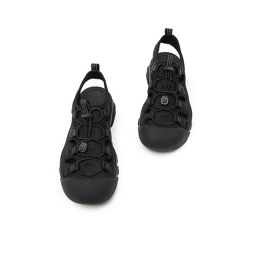 西遇厚底凉鞋男新款夏季户外沙滩黑色增高溯溪鞋镂空运动鞋22145532 商品图1