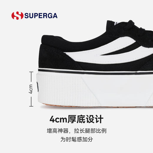 【Melinda Wang同款】SUPERGA 厚底燕尾休闲运动鞋3041 商品图3
