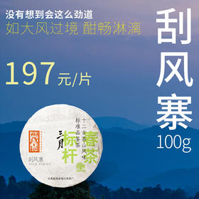 【福元昌古树】2024年三月系列-微小产区刮风寨100g生饼
