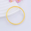 【限时克减150元】足金 3D硬金固口空心CNC猫眼手镯（面宽约3.9-4.3mm，厚约2.6mm）(N3DSZ00083)（预售产品下单后不退款不退货不换货不补差价） 商品缩略图1