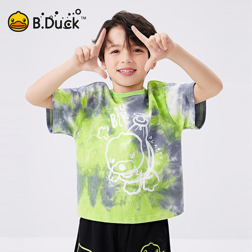 B.Duck小黄鸭童装夏季短袖T恤105-150 BF2501009 商品图2