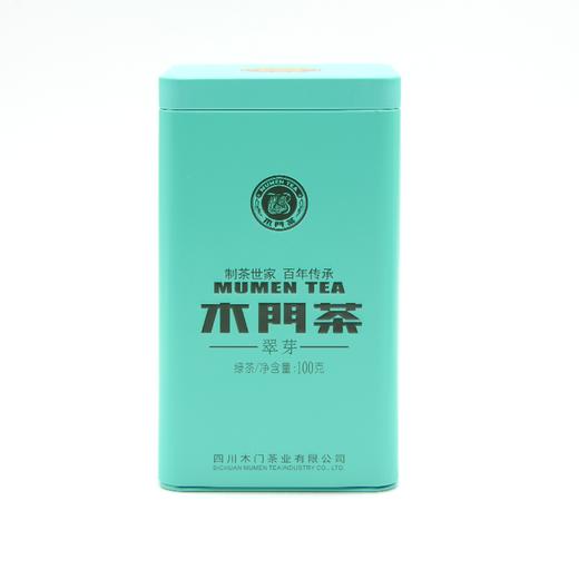 四川高山云雾茶绿茶翠芽100g铁罐装 商品图0