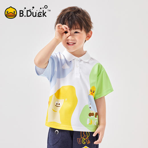 B.Duck小黄鸭童装夏季POLO衫90-130 BF2503070 商品图2