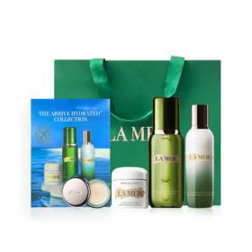 LA MER/海蓝之谜水润抵达四件套（精粹水150ml+精粹乳125ml +经典面霜60ml +唇膜9g）【配礼袋】【香港直邮】