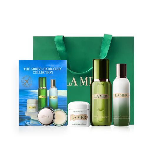 LA MER/海蓝之谜水润抵达四件套（精粹水150ml+精粹乳125ml +经典面霜60ml +唇膜9g）【配礼袋】【香港直邮】 商品图0