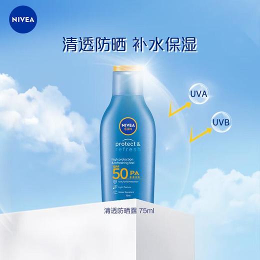 妮维雅清透防晒露75ml 商品图0