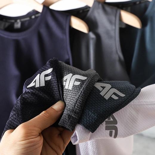 波兰订单科技3D蜂窝冰丝速干面料运动休闲训练坎肩背心 商品图2