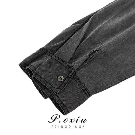 04-4潘依绣丁丁宠粉秋季新款复古水洗休闲宽松显瘦牛仔外套 D5999 商品图2