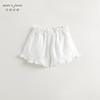 马克珍妮2024年夏装新款女童天丝透气凉感花边牛仔短裤240616 商品缩略图1
