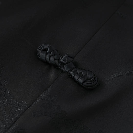 新中式改良设计感，盘扣高腰开叉半身短裙WLZD-2411512 商品图2